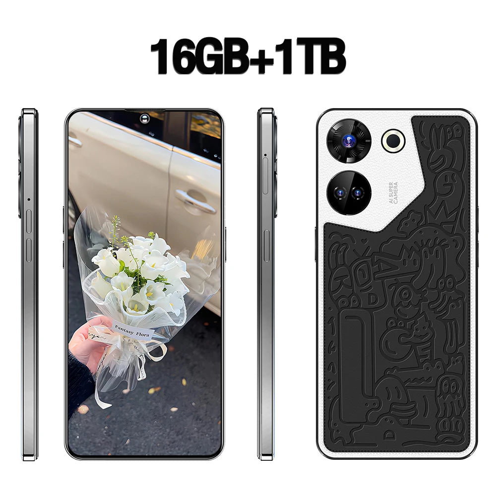 2025 Hot Sales New Smart Phone C20 Pro 7.3 Inch Android Cell Phone Global Version 16gb Ram 1tb Factory Activity Price