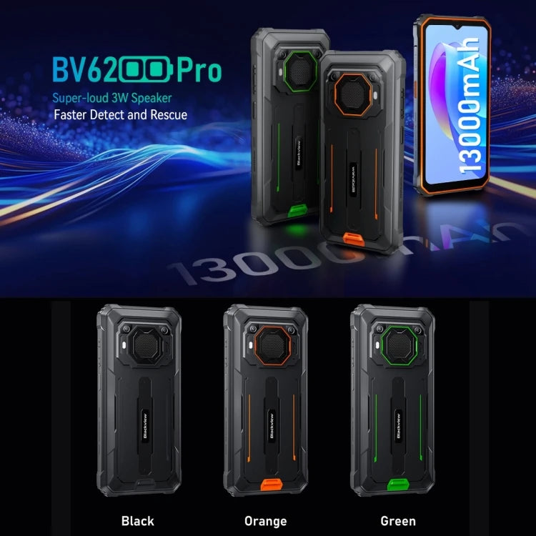 Blackview BV6200 Pro Rugged Smartphone | 128GB Storage | Tidesmit Tidesmit
