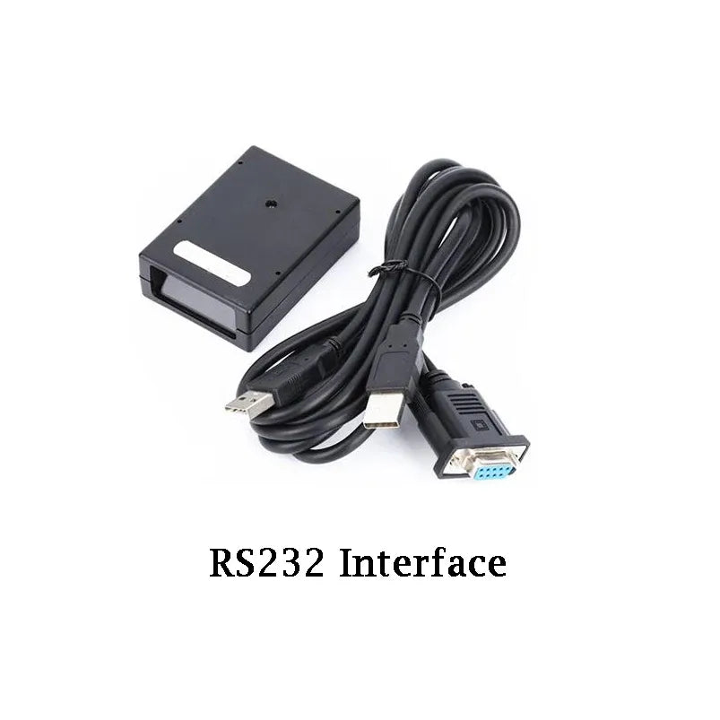 1D Fixed barcode scanner 1D laser Sensor with USB TTL RS232 interface for Kiosk Equipment Fixed Barcode Reader