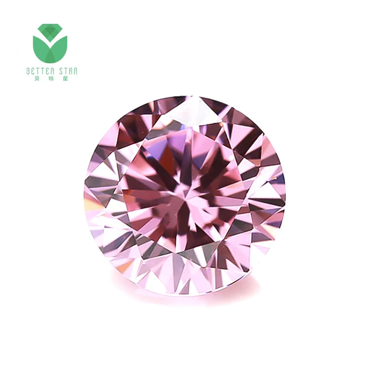 Fancy Color Lab Grown Loose Diamonds Polished Round Shape VS Clarity 0.3-3 Carat