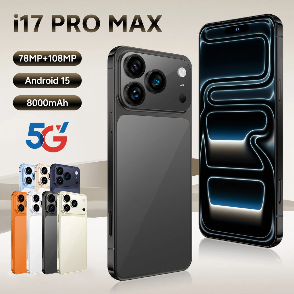 Tidesmit 5G Smartphone, 1TB Storage, 16GB RAM, 108MP Camera Black 16g 1TB Tidesmit