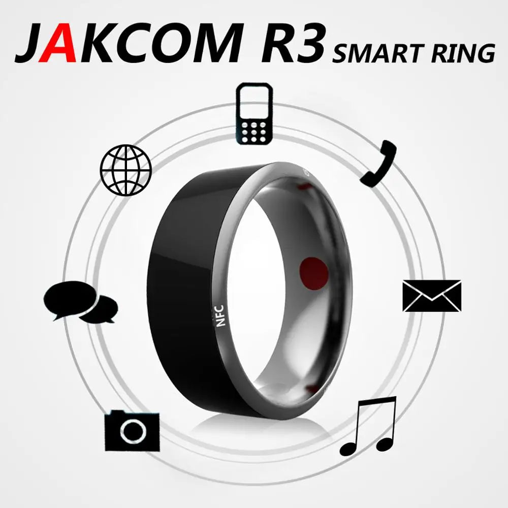 NFC RFID Smart Ring for Access Control - Rewritable CNC Metal Size 9 Tidesmit