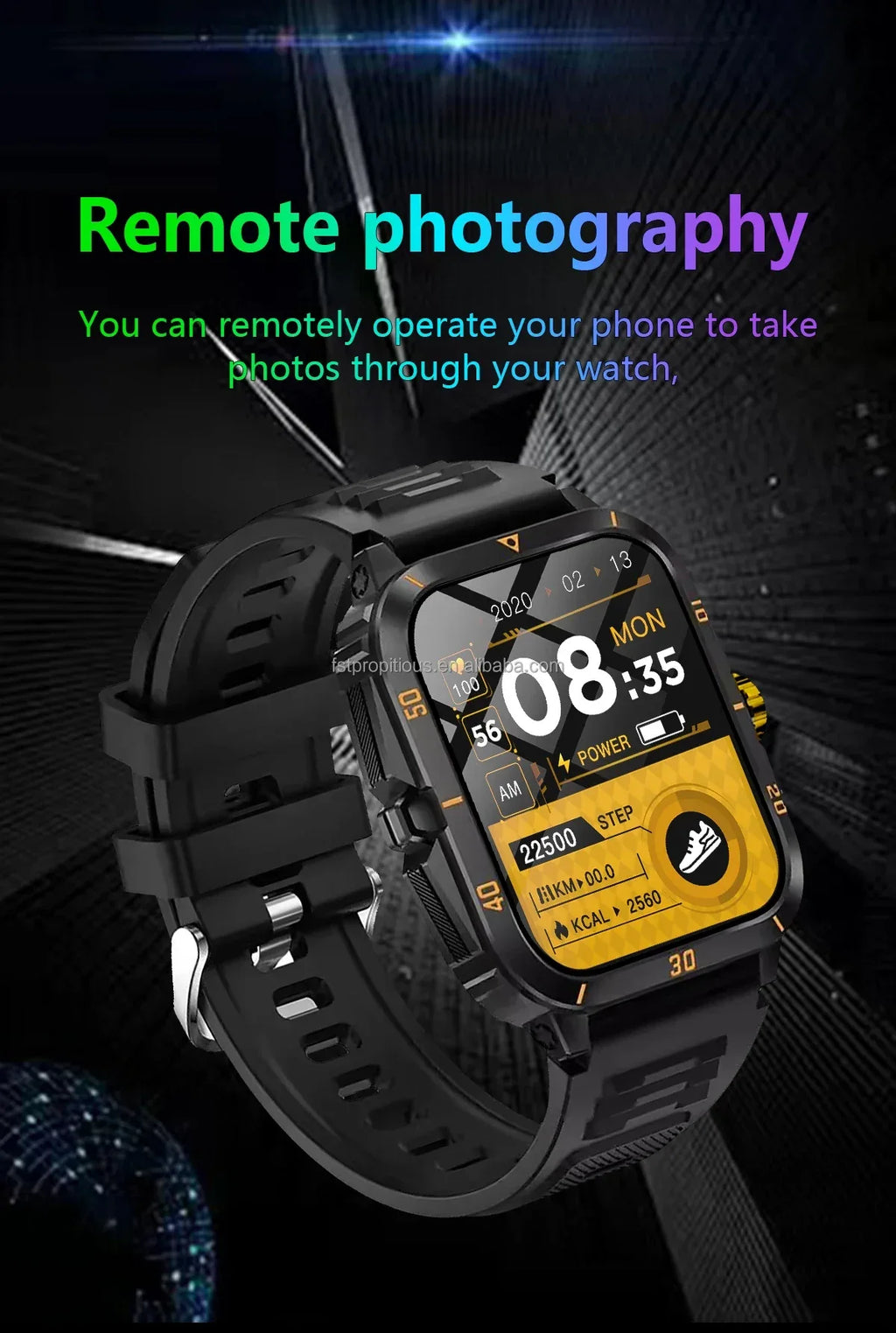 Smartwatch H23 with Bluetooth Calling, GPS, and Fitness Tracker - Black My Store