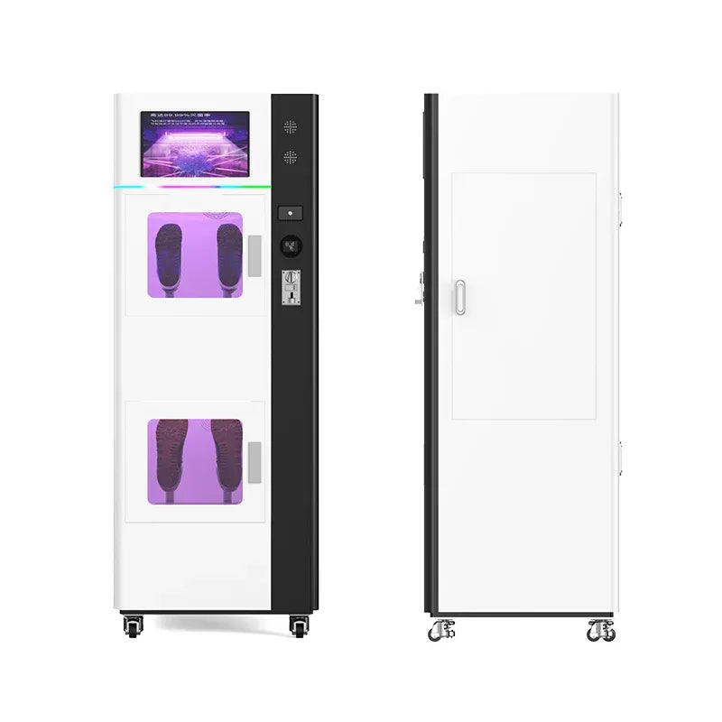 Automatic Commercial Sharing UVC+Onze Shoe Washing Machine with Dryer   Cleaning Shoes Machine Washing Machine for Shoes