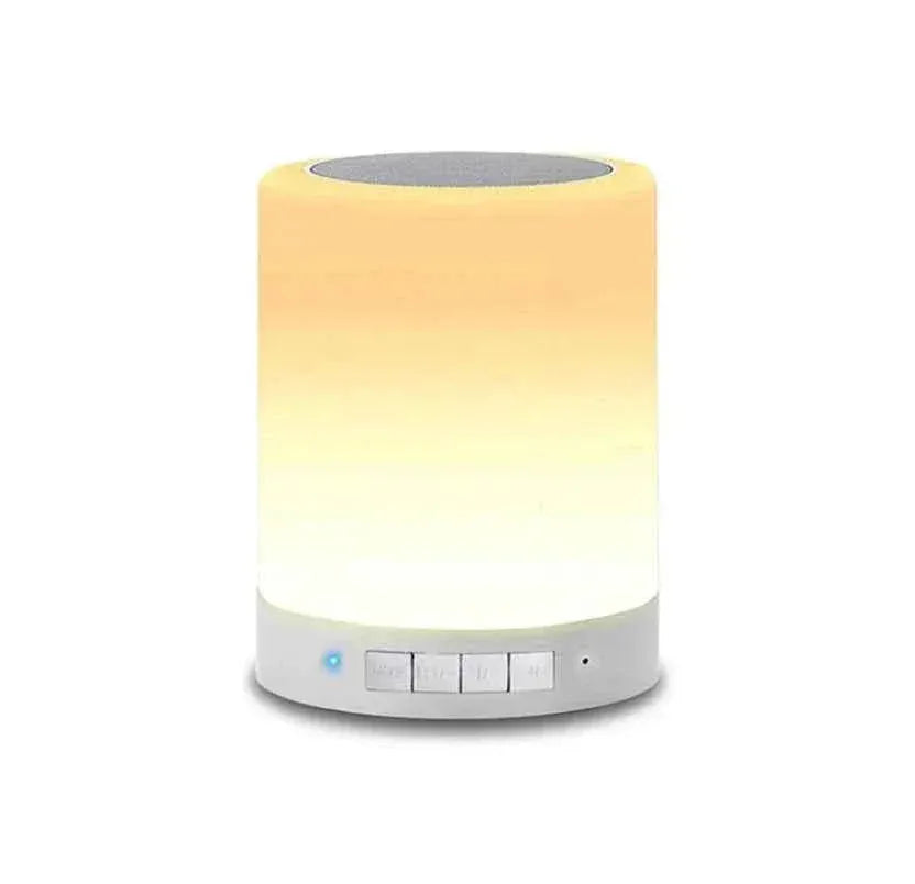 Portable Bluetooth Speaker with LED Touch-Sensing Ring Light My Store