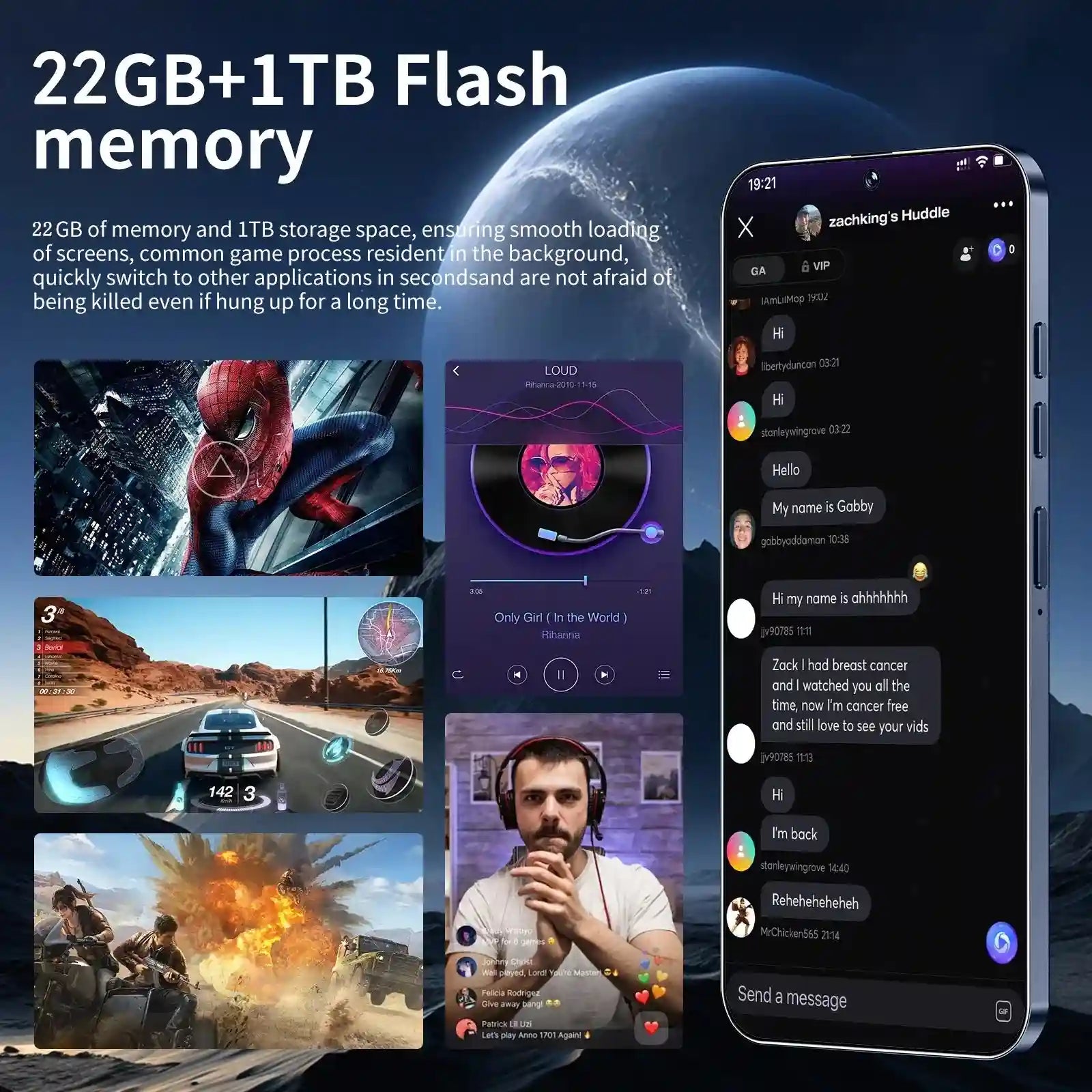 S25 Ultra 5G Smartphone, 22GB RAM, 1TB Storage, 7.3-inch AMOLED Display Tidesmit