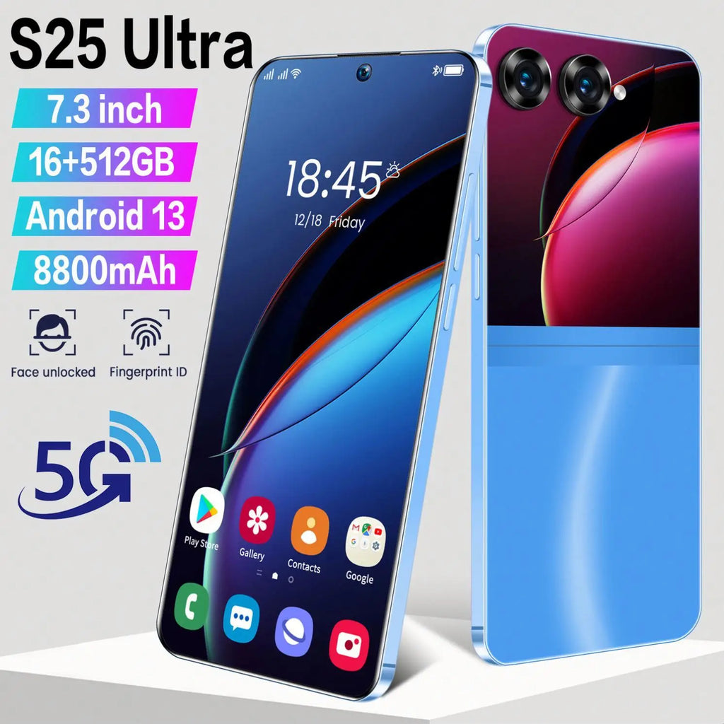 S25 Ultra 5G Smartphone - 1TB Storage, 16GB RAM, Dual SIM Unlocked Tidesmit
