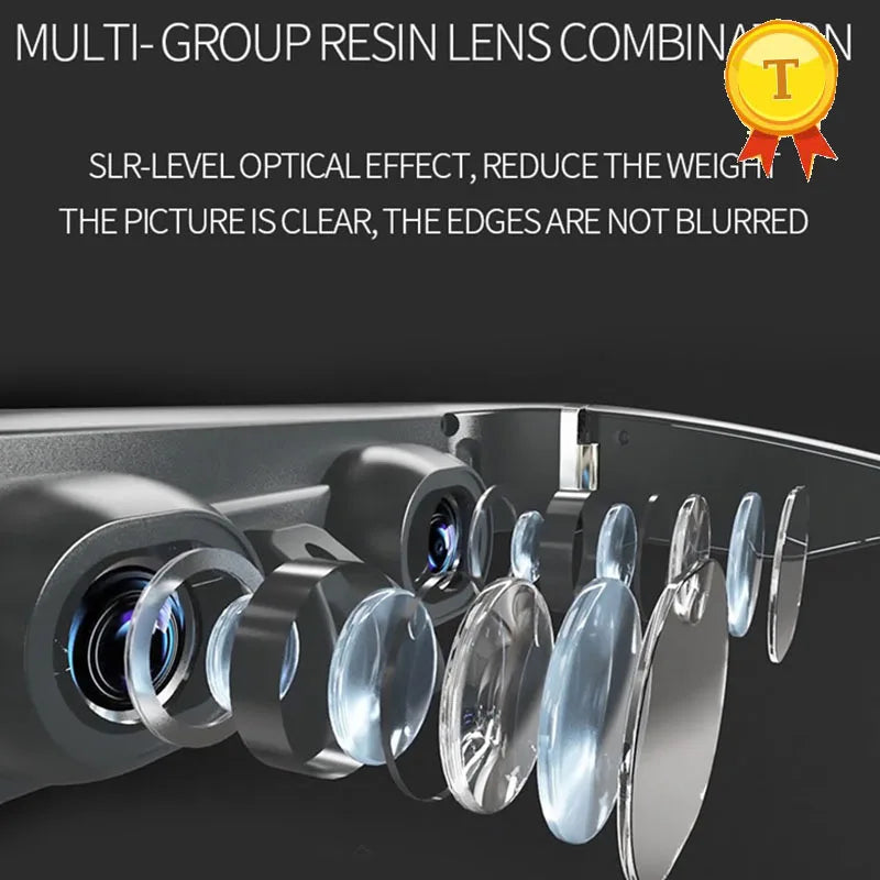 VR Smart Glasses Mobile Cinema - 128GB Portable Headset by Tidesmit Tidesmit
