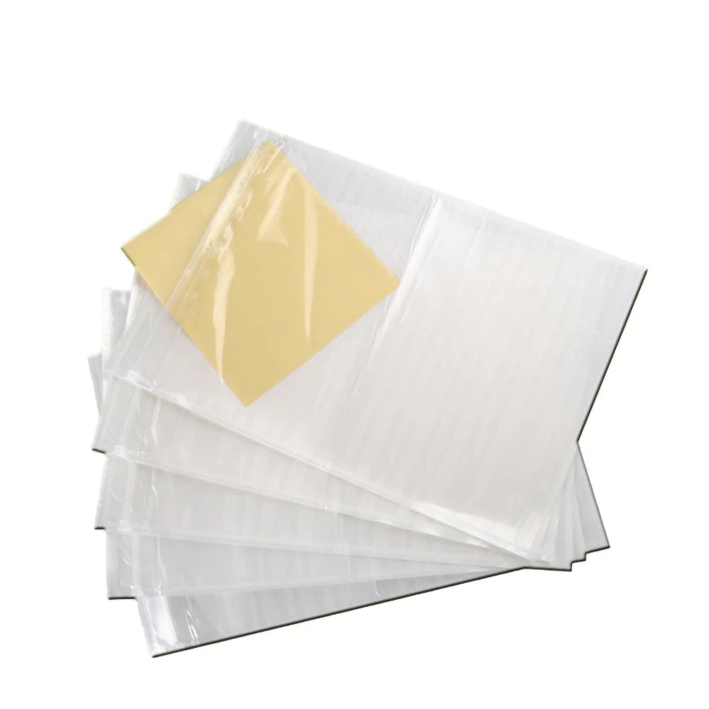 180mm(0)*270mm Clear Invoice Packing Slip Enclosed Document Envelope Waterproof for Shipping