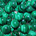 Wholesale Natural Gemstone Malachite Sphere Spiritual Green Stripe Ball Healing Crystal Craft for Decor