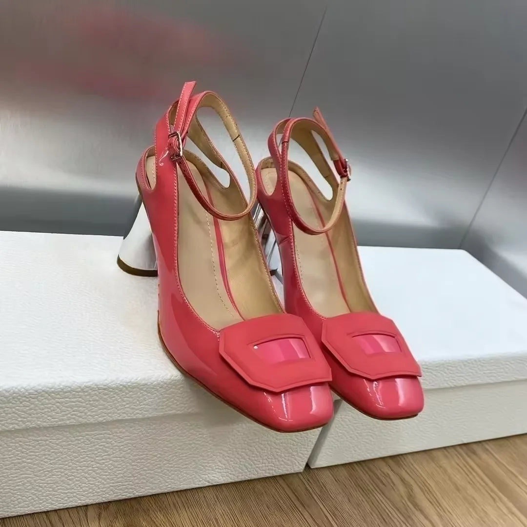 TOP Quality 2025 GG NEW Designer Big Size FAMOUS Brand Shoes Genuine Lather Pumps Women Shoes