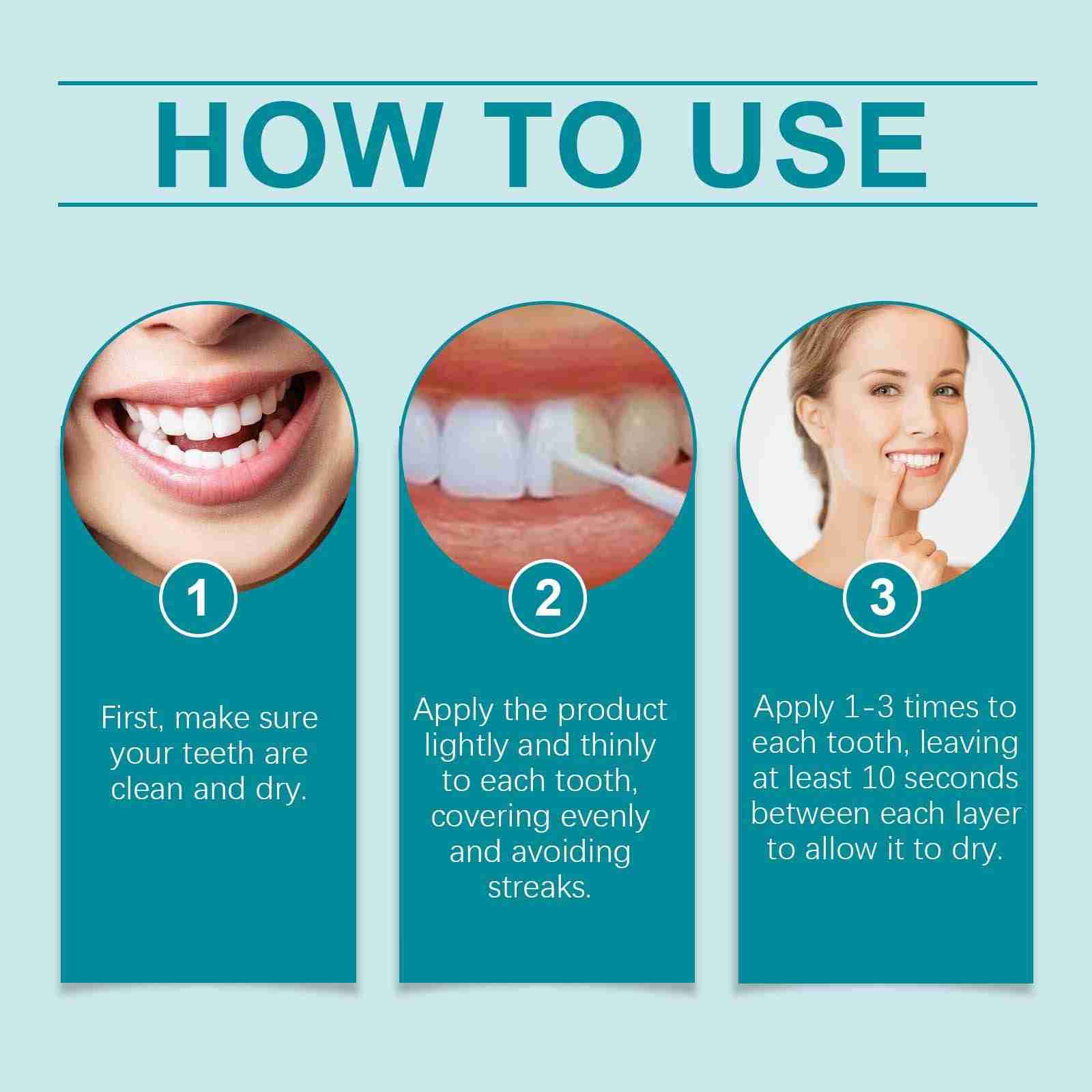 Tidesmit teeth whitening paint pen for removing stains, tartar, and whitening enamel for fresh breath oral care.