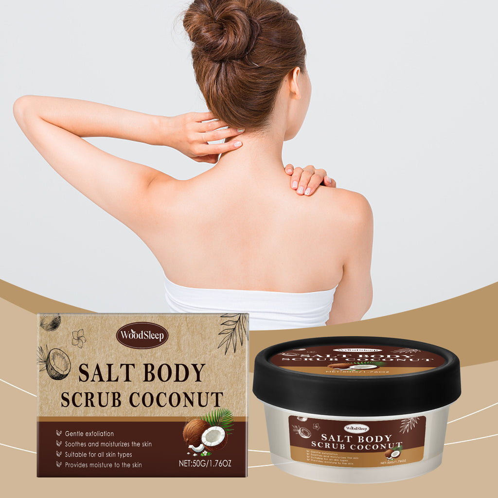 Coconut Body Scrub 50g | Natural Exfoliating Brightening Treatment Scrubs Treatments Tidesmit