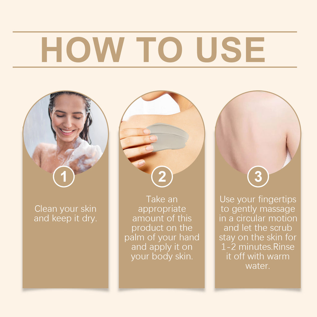 Coconut Body Scrub 50g | Natural Exfoliating Brightening Treatment Scrubs Treatments Tidesmit