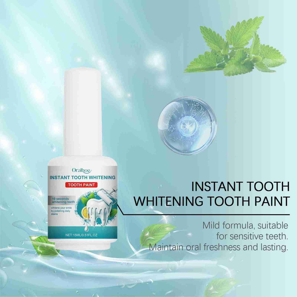 Tidesmit teeth whitening paint for removing stains and tartar for fresh breath and oral hygiene.