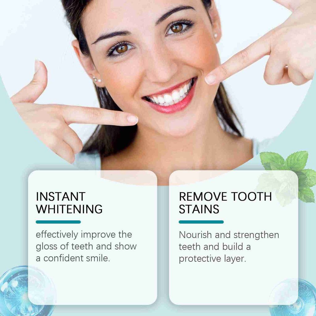 Tidesmit teeth whitening paint for removing stains and tartar for fresh breath and oral hygiene.