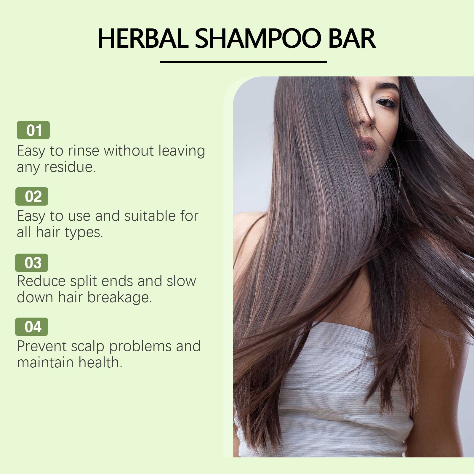 Rosemary Shampoo Bar Anti Hair Loss Oil Control Promote Hair Growth Refreshing Smoothing Volumizing Handmade Natural Hair Soap