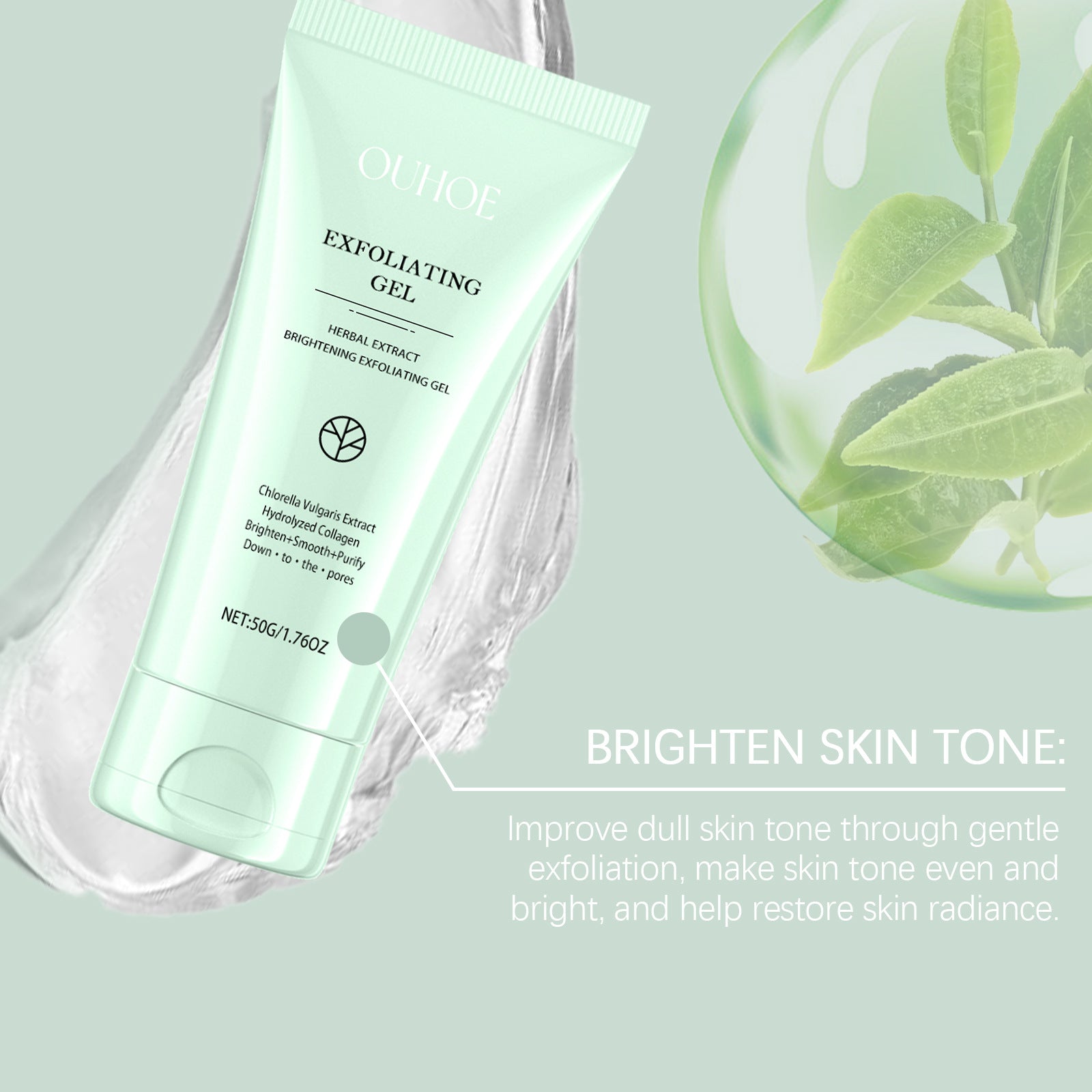 Exfoliating Peeling Gel for Dark Spots, 50g Deep Pore Cleansing Treatment Scrubs Treatments Tidesmit