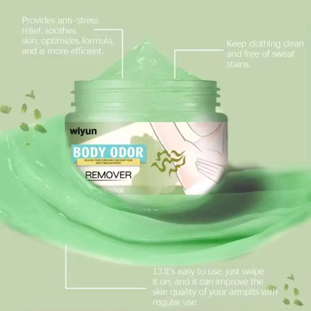 Tidesmit body odor removal cream for underarm and foot odor control with long-lasting refreshing antiperspirant aroma