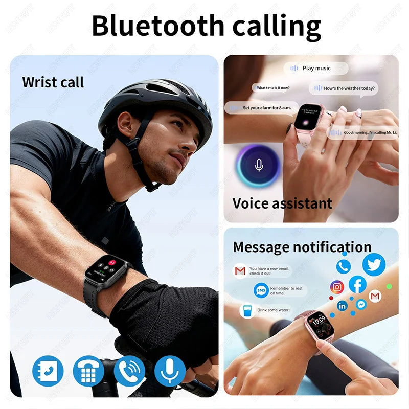 2026 new men's and women's smartwatches, fitness trackers,wireless calling, IPX8 waterproof, activity pedometers, birthday gifts