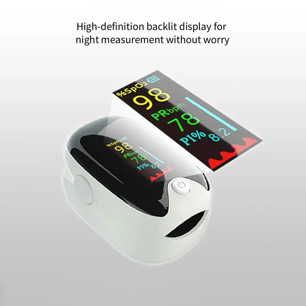 Oxygen Saturation Meter Pulse Meter Finger Clip Pulse Oximeter Digital Fingertip Pulse Oximeter Blood Pressure Monitor