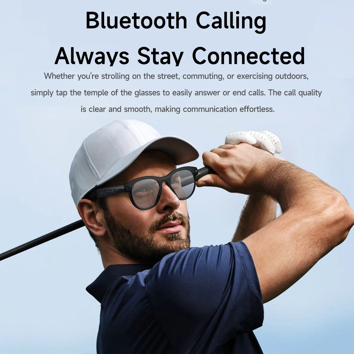 AI Smart Glasses with Camera & Bluetooth Audio | Tidesmit Tech Tidesmit