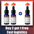 Psychedelic pheromone oil for men: 3-pack blue dropper bottles, long-lasting scent for dates and social events.