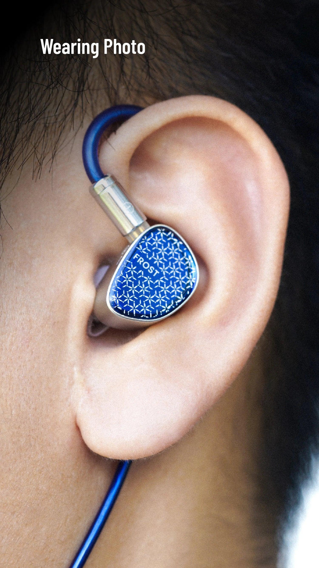 Micro Planar Wired HiFi Earphones 4.4mm Blue Glass by Tidesmit Tidesmit