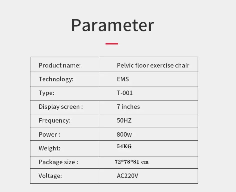 Pelvic Floor Muscle Stimulator Chair for Postpartum Muscle Repair Massage Chairs Tidesmit