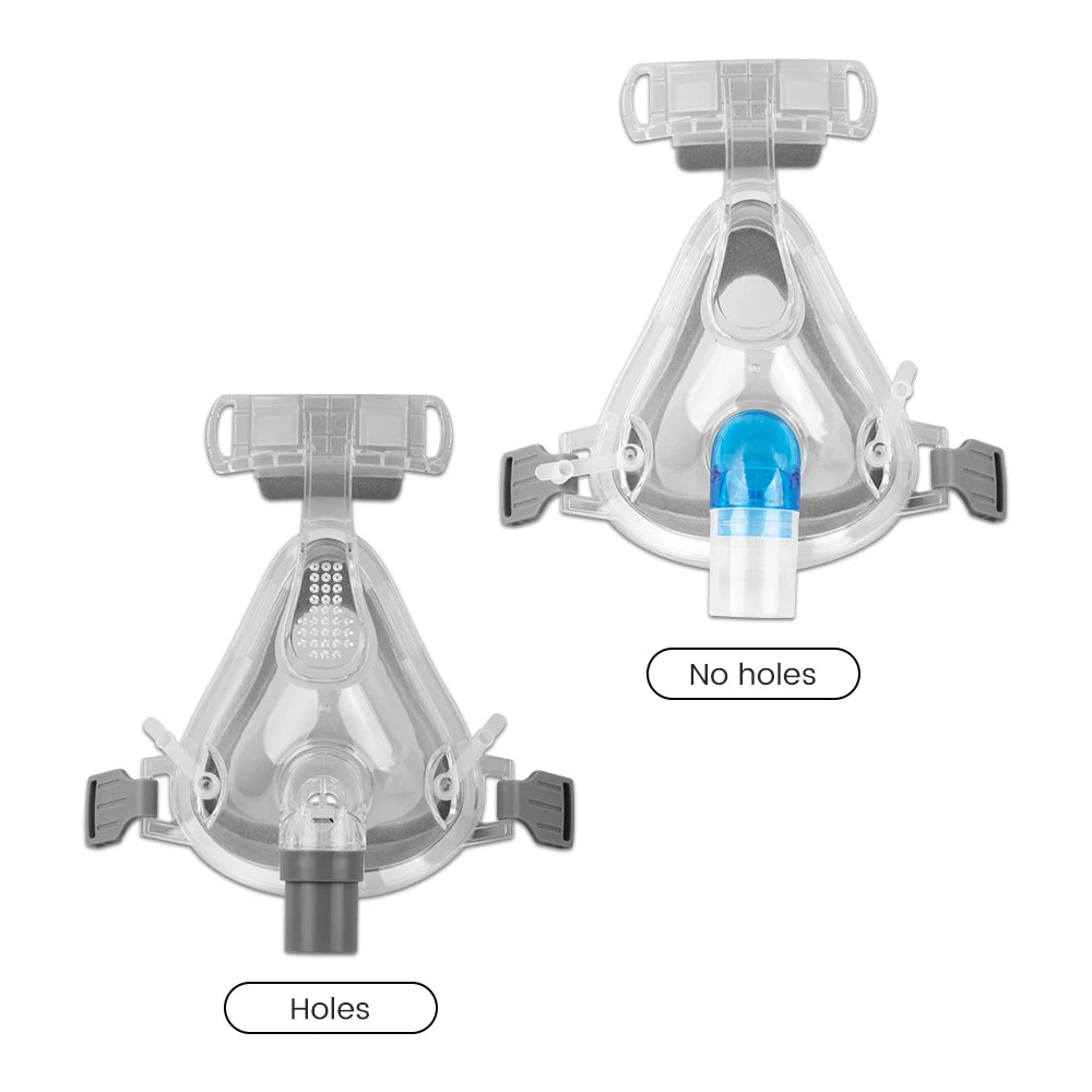 CPAP Mask for Apnea CPAP Auto Breathing Machine Sleep Nasal Full Face Mask with Headgear Anti Snoring Respirator Accessories