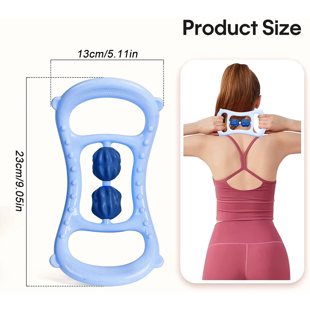 Muscle Massage Roller for Neck and Leg – Deep Tissue Recovery Tool Relaxation Treatment Tidesmit