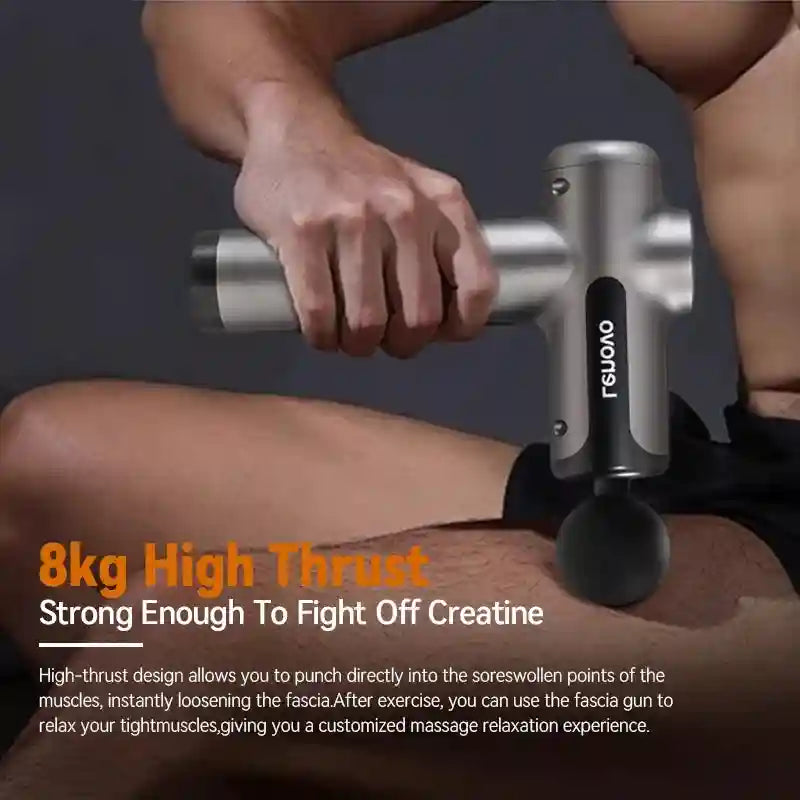 Deep Tissue Massage Gun - 8 Heads Electric Muscle Relief Device Body Shaping Massage Equipment Tidesmit