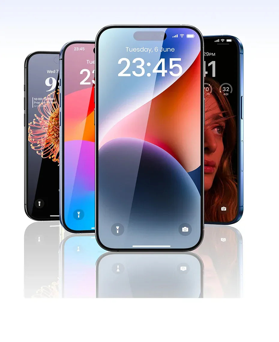 iPhone 14 Pro Max Screen Protector - 9H Tempered Glass 2 Pack by Tidesmit Tidesmit