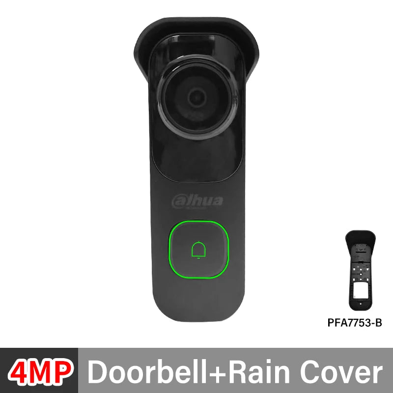 Dahua 4MP WiFi Video Intercom Ai Human&Vehicle Detection Doorbell Abnormal Sound Alarm 2K Night Vision Door Camera Wifi 6 DB41AB