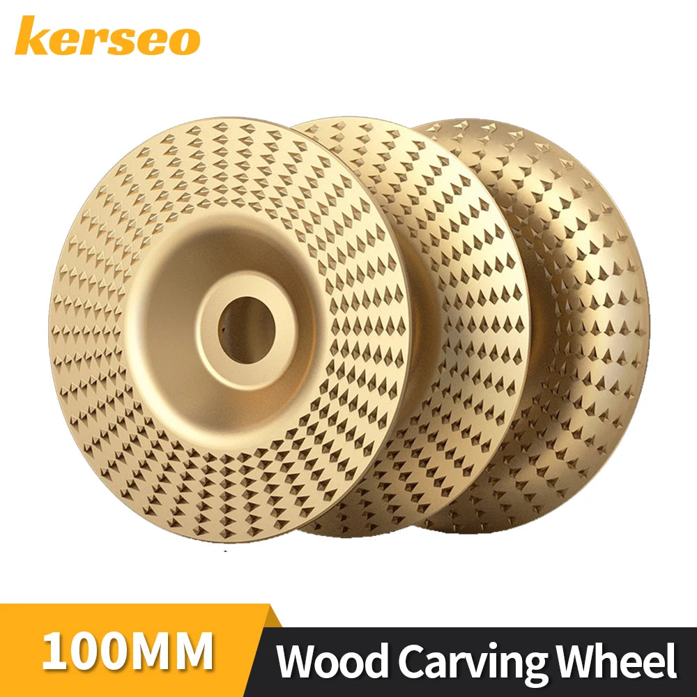 Woodworking Carving Wheel Polishing Wheel Versatile Sanding Disc Wood Shaping Tool Abrasive Disc Grinder Inner Diameter 3pcs