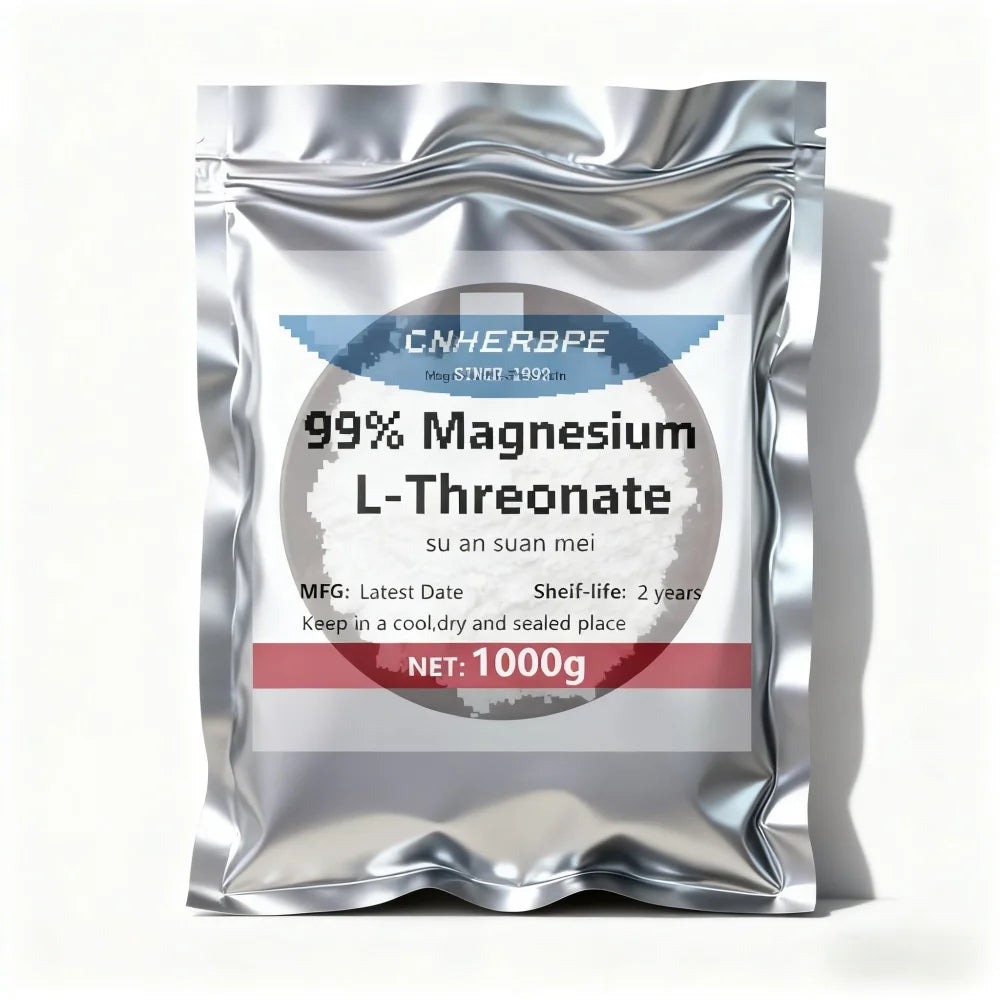 Global AliExpress Official Designated Direct Sales Top Product 99% Magnesium L-Threonate Customized Packaging Fast Delivery
