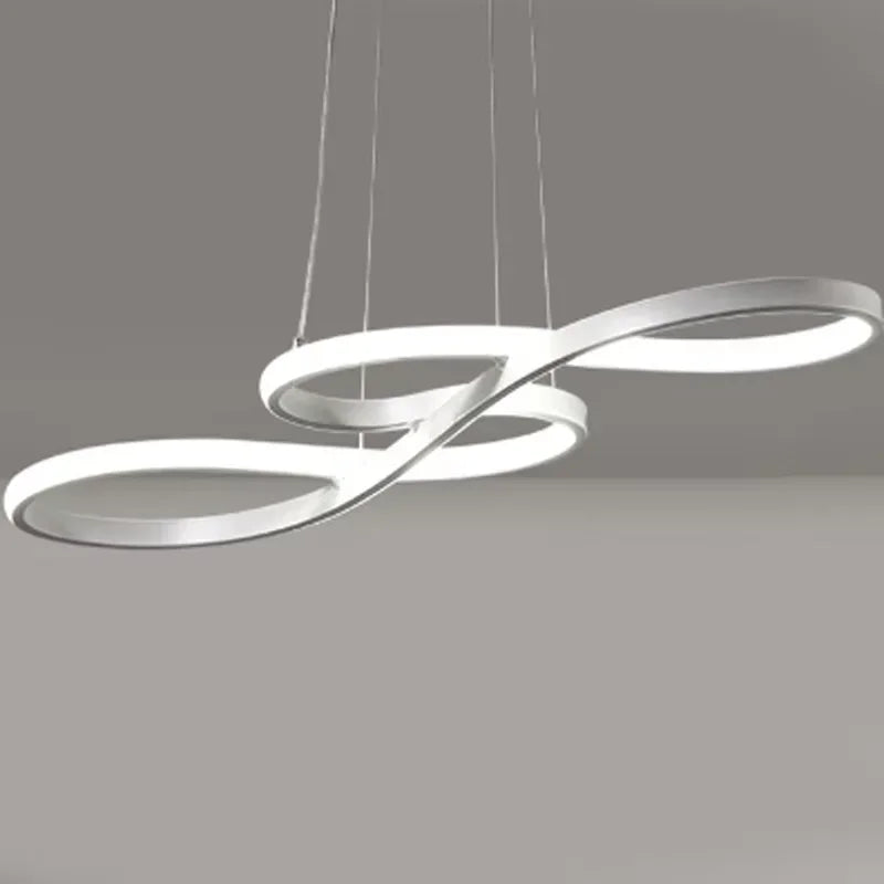 Modern Nordic LED Ring Light | Dimmable Minimalist Home Lamp 92cm WhiteA-92CM 110v220v Tidesmit