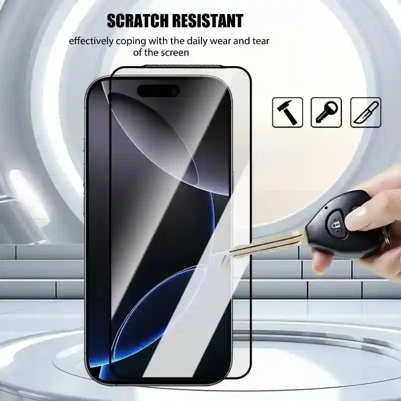 iPhone 17 Pro Max Tempered Glass Screen Protector with Easy Install Kit AE Tidesmit