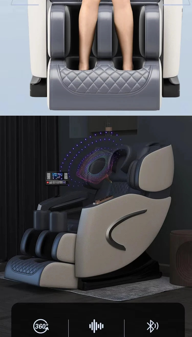 Zero Gravity Massage Chair with Shiatsu Heat and Foot Rollers Massage Chairs Tidesmit