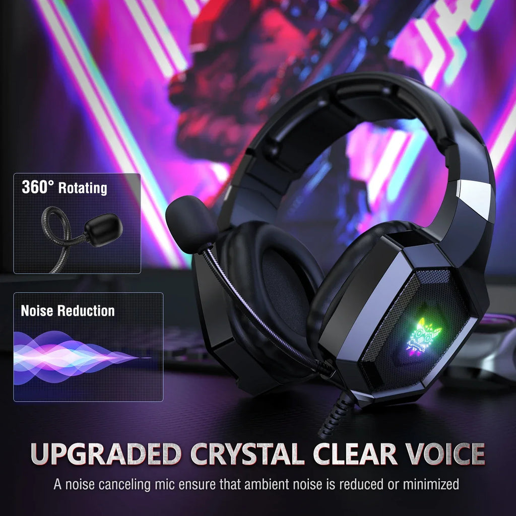 Tidesmit Wired Gaming Headset with Mic | Stereo Audio | 3.5mm Jack Tidesmit