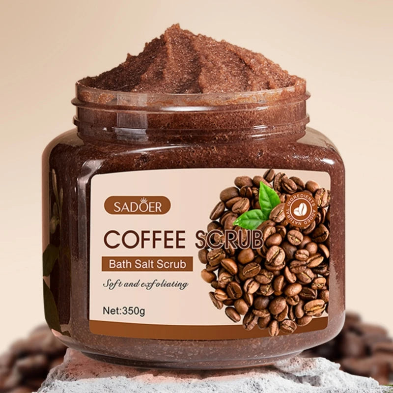 Coffee Exfoliating Scrub 350g | Natural Brightening & Smoothing Treatment Scrubs Treatments Tidesmit