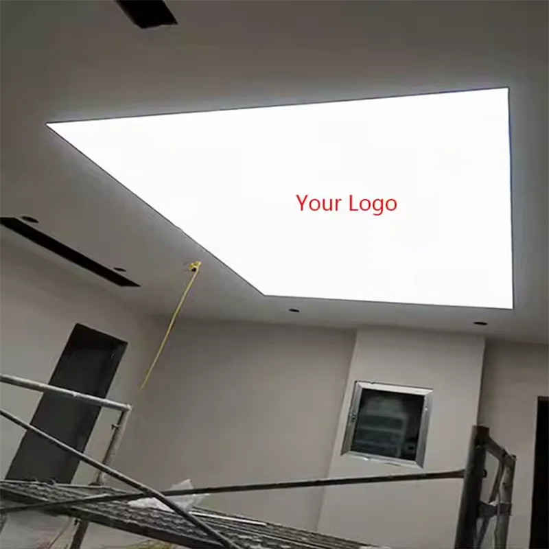 Led Fabric Ceiling Light Box Car Beauty Light Box for Car Wash Auto Repair Workshop Showroom Manufacturer