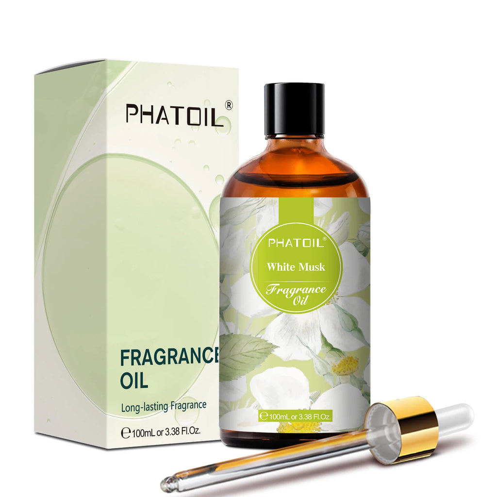 PHATOIL 100ml Aromatherapy Fragrance Oil For Diffuser Bubble Gum White Musk Baby Powder Sea Breeze Fruit Carnival Aroma Oils