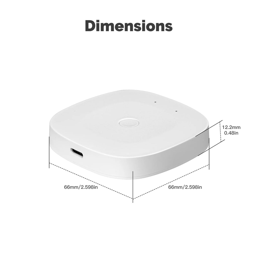 Smart Home Gateway Hub: Multi-Mode ZigBee, Bluetooth & WiFi Connectivity Tidesmit