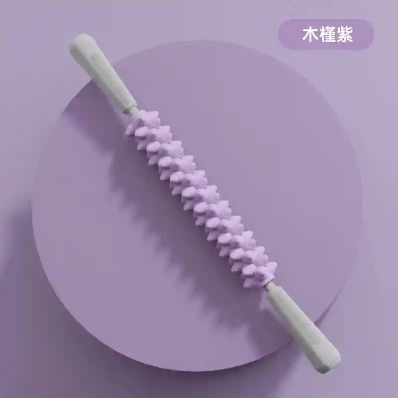 Massage Roller Stick for Deep Muscle Relief | Tidesmit Ergonomic Tool Massage Roller purple-opp Tidesmit