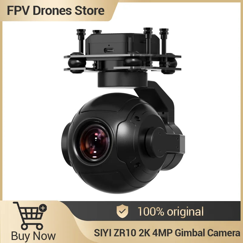ZR10 2K 30X Zoom Gimbal Camera 3-Axis Stabilizer for UAV Professional Drones Tidesmit