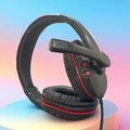 Wired Gaming Headset with Noise Reduction - Red | Tidesmit Red Tidesmit