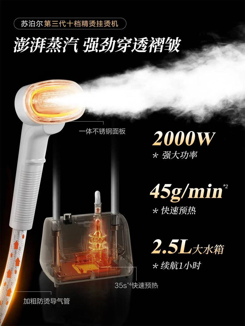 Supor 220V 2000W Garment Steamer
