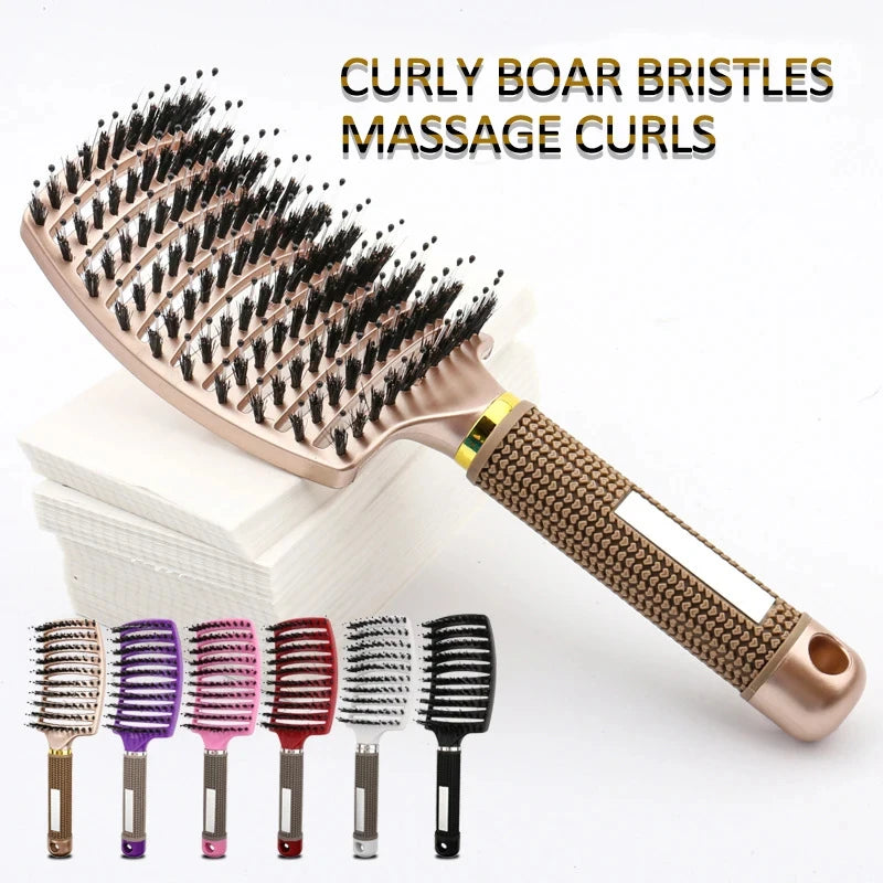 Massage Hair Comb for Scalp Care & Detangling - Tidesmit Gold Edition Massage Chairs Tidesmit