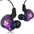 Wired Earbuds 3.5mm Microphone Stereo Sport Headset by Tidesmit Purple Tidesmit
